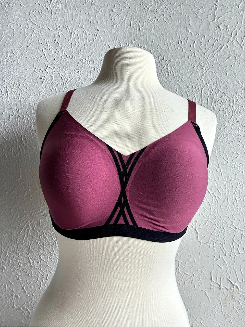 Honeylove Silhouette Bra St Purple Black Wireless Padded
Adjustable Straps - Picture 2 of 13